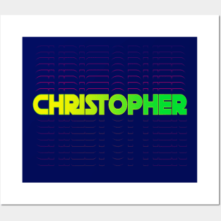 Christopher gift idea for boys men first name Christopher Posters and Art